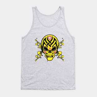Mexican Skill Yellow Crazzy Tank Top